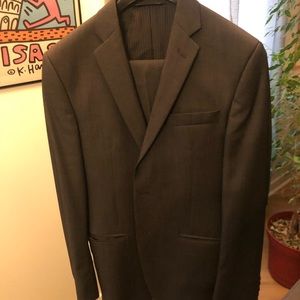 Calvin Klein suit grey slim fit